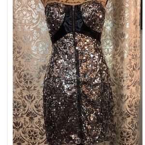 BEBE• Sequin• Dress